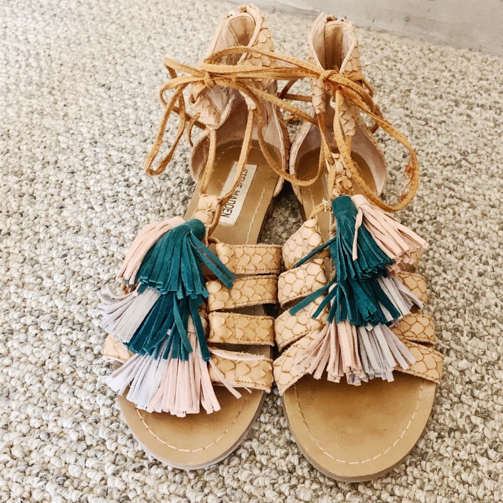 Steve Madden Monrowe Tassel Sandal
